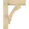 Ekena Millwork Merced Block Rough Sawn Bracket w/ Offset Brace, Douglas Fir, 8"W x 28"D x 36"H BKT0806X28X36MRC05RDF - alternate 4